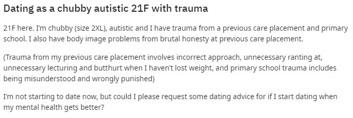 How To Date With Trauma Reddit Question